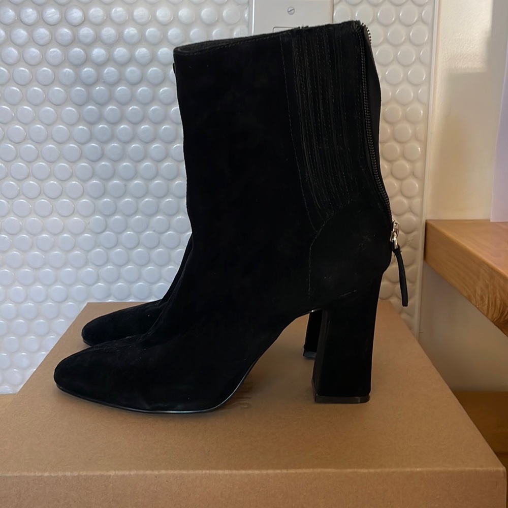 Steve Madden Casidee Black Suede Bootie